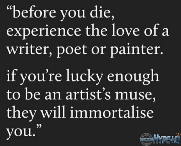 Lucky is the Artist`s Muse